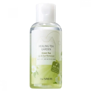 THE SAEM Healing Tea Garden Green Tea Lip & Eye Remover - odličovač s extraktem zeleného čaje, 150ml