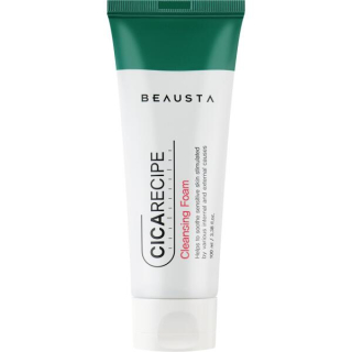 BEAUSTA Cicarecipe Cleansing Foam - zklidňující čistící pěna s pupečníkem asijským, 100ml