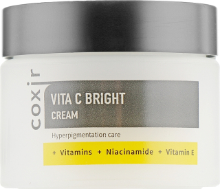 COXIR Vita C Bright Cream - rozjasňující pleťový krém s vitamínem C, 50ml