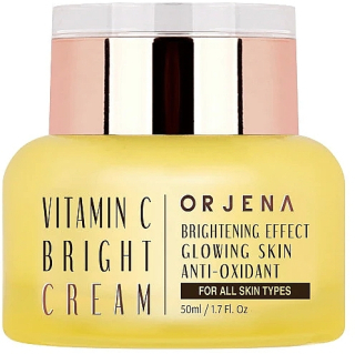 ORJENA Vitamin C Bright Cream - rozjasňující pleťový krém s vitamínem C, 50ml