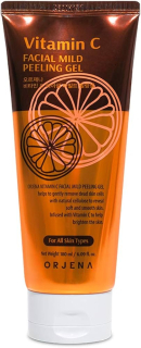 ORJENA Vitamin C Facial Mild Peeling Gel - rozjasňující čistící peelingový gel s vitamínem C, 180ml