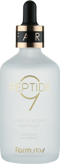 FARM STAY Peptide9 Super Vitalizing Ampoule - omlazující pleťové sérum s peptidy, 100ml