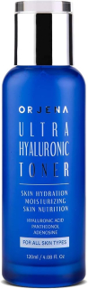 ORJENA Ultra Hyaluronic Toner - hydratační pleťový toner s kyselinou hyaluronovou, 120ml