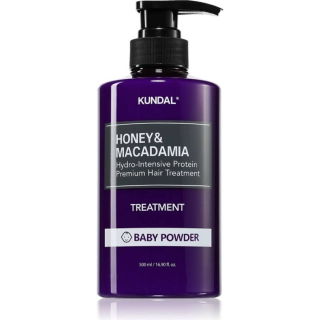 KUNDAL Honey & Macadamia Treatment (Baby Powder) - intenzivní proteinová kůra na vlasy, 500ml