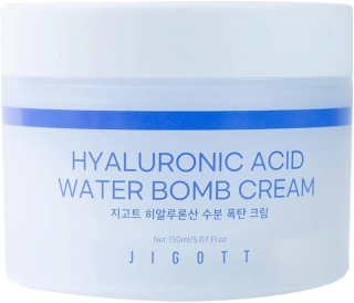 JIGOTT Hyaluronic Acid Water Bomb Cream - hydratační pleťový krém s kyselinou hyaluronovou, 150ml