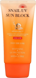 JIGOTT Snail UV Sun Block Cream SPF50+ - opalovací krém se šnečím extraktem, 70ml