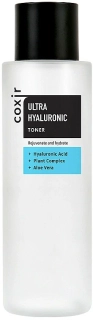COXIR Ultra Hyaluronic Toner - hydratační pleťový toner s kyselinou hyaluronovou, 150ml