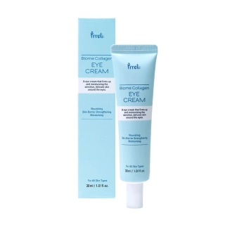 PRRETI Biome Collagen Eye Cream - zpevňující oční krém s kolagenem a peptidy, 30ml