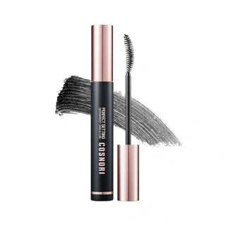 COSNORI Perfect Setting Mascara Waterproof Long & Curl (01 Black) - černá prodlužující řasenka, 7ml