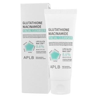 APLB Glutathione Niacinamide Facial Cleanser - čistící pěna s niacinamidem a glutathionem, 80ml