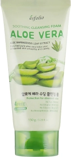 ESFOLIO Aloe Vera Soothing Cleansing Foam - čistící pleťová pěna s aloe, 150g
