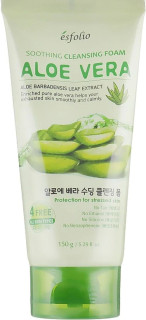 ESFOLIO Aloe Vera Soothing Cleansing Foam - čistící pleťová pěna s aloe, 150g