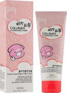 ESFOLIO Collagen Cleansing Foam - čistící pleťová pěna s kolagenem, 150g