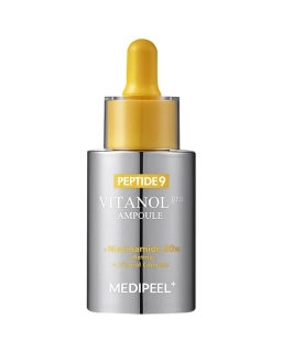 MEDI-PEEL Peptide 9 Vitanol Ampoule PRO - rozjasňující pleťové sérum s peptidy a niacinamidem, 30ml
