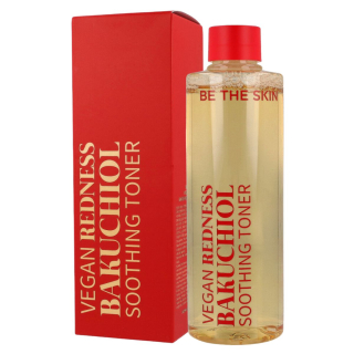 BE THE SKIN Vegan Redness Bakuchiol Soothing Toner - zklidňující pleťový toner s bakuchiolem, 250ml