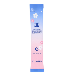 JAYJUN Intensive Brightening Sleeping Pack - rozjasňující noční pleťová maska s extraktem sakury, 4ml