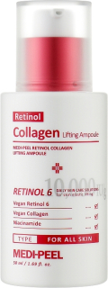 MEDI-PEEL Retinol Collagen Lifting Ampoule - zpevňující pleťové sérum s kolagenem a retinolem, 50ml