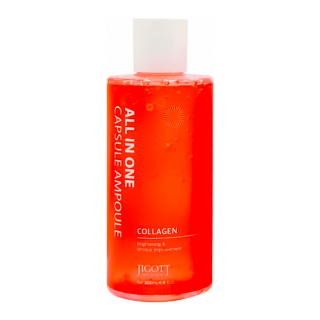 JIGOTT All-In-One Collagen Capsule Ampoule - zpevňující pleťové sérum s kolagenem, 200ml