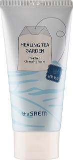 THE SAEM Healing Tea Tree Garden Cleansing Foam - čistící pleťová pěna s extraktem čajovníku, 150ml