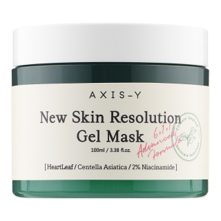 AXIS-Y New Skin Resolution Gel Mask - zklidňující gelová pleťová maska, 100ml
