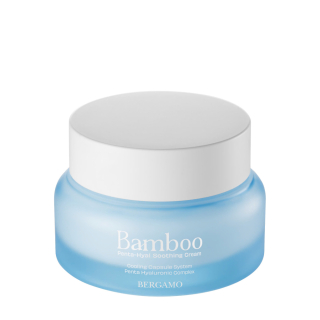 BERGAMO Bamboo Penta-Hyal Soothing Cream - intenzivně hydratační pleťový krém s bambusem a kyselinou hyaluronovou, 50g