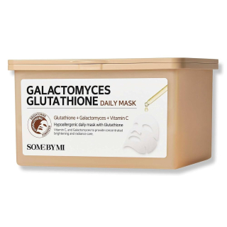 SOME BY MI Galactomyces Glutathione Daily Mask - rozjasňující pleťové masky s glutathionem, 30ks