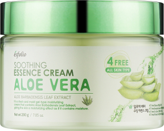 ESFOLIO Soothing Essence Cream Aloe Vera - zklidňující pleťový krém s aloe vera, 200g