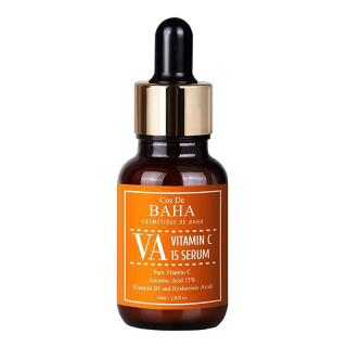 COS DE BAHA Vitamin C 15% Ascorbic Acid Serum - rozjasňující pleťové sérum s vitamínem C, 30ml
