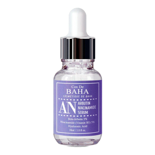 COS DE BAHA Arbutin Niacinamide Serum - rozjasňující pleťové sérum s niacinamidem a arbutinem, 30ml