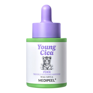 MEDI-PEEL Young Cica PDRN Trouble Soothing Ampoule - zklidňující pleťové sérum s pupečníkem asijským, 50ml