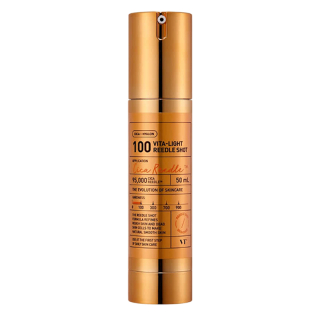 VT COSMETICS Vita-Light Reedle Shot 100 - rozjasňující a antioxidační pleťové sérum s mikrojehličkami, 50ml
