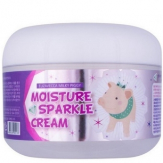 ELIZAVECCA Milky Piggy Moisture Sparkle Cream - hydratační pleťový krém, 100g