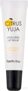 FARM STAY Citrus Yuja Vitalizing Lip Balm - vyživující balzám na rty, 10g