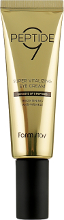 FARM STAY Peptide9 Super Vitalizing Eye Cream - liftingový oční krém s peptidy, 50ml