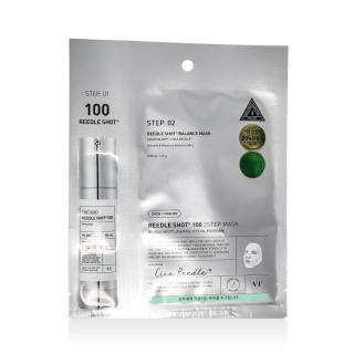 VT COSMETICS Reedle Shot 100 2-Step Mask - dvoufázová zpevňující pleťová maska s mikrojehličkami, 1ks