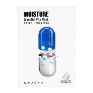 ORJENA Moisture Essential Vita Mask - hydratační jednorázová pleťová maska s vitamíny, 1ks