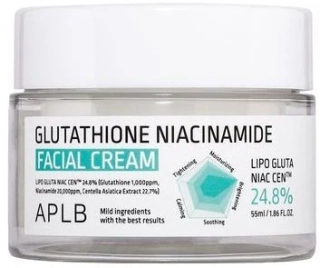 APLB Glutathione Niacinamide Facial Cream - rozjasňující pleťový krém, 55 ml