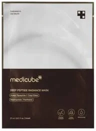 MEDICUBE Deep Peptide Mask - rozjasňující jednorázová pleťová maska s peptidy, 1ks