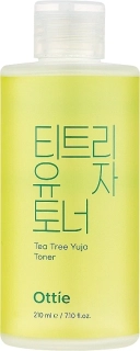 OTTIE Tea Tree Yuja Toner - zklidňující pleťový toner s extraktem čajovníku, 210ml