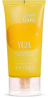 ORJENA Yuja Rejuve Glow Overnight Mask - rozjasňující noční pleťová maska, 100g