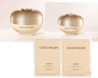 MISSHA Chogongjin Geumsul Jin - kompletní péče o zralou pleť + 2 masky zdarma, 60ml, 30ml, 2ks
