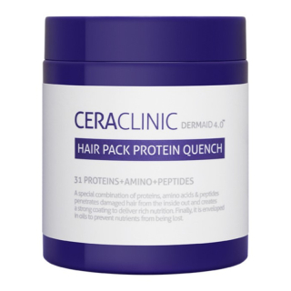 CERACLINIC Dermaid 4.0 Hair Pack Protein Quench - revitalizační maska na vlasy, 250ml
