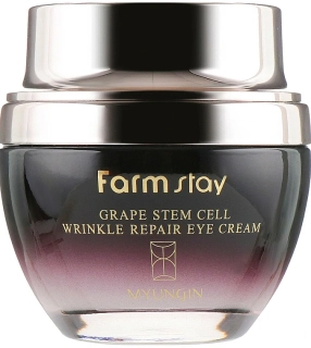 FARM STAY Grape Stem Cell Wrinkle Repair Eye Cream - omlazující oční krém s extraktem z hroznů, 50ml