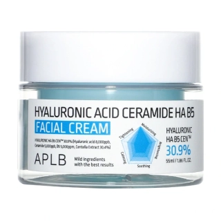 APLB Hyaluronic Acid Ceramide HA B5 Facial Cream - hydratační pleťový krém s kyselinou hyaluronovou a ceramidy, 55ml