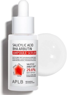 APLB Salicylic Acid BHA Arbutin Ampoule Serum - hydratační a rozjasňující pleťové sérum, 40ml