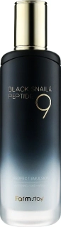 FARM STAY Black Snail & Peptide9 Perfect Emulsion - omlazující pleťová emulze se šnečím extraktem a peptidy, 120ml