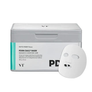 VT COSMETICS PDRN Daily Mask - hydratační a rozjasňující jednorázové pleťové masky s PDRN, 30ks