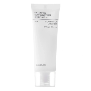 CELIMAX Oil Control Light Sunscreen SPF50+ PA++++ - opalovací pleťový krém regulující tvorbu kožního mazu, 40ml
