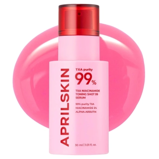 APRILSKIN TXA Niacinamide Toning Shot 99 Serum - rozjasňující pleťové sérum s niacinamidem, 30ml