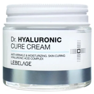 LEBELAGE Dr. Hyaluronic Cure Cream - hydratační pleťový krém s kyselinou hyaluronovou, 70ml